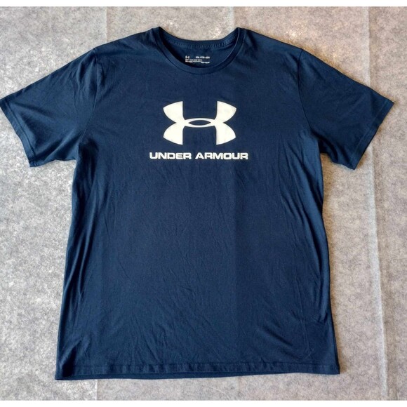 Under Armour Other - Under Armour Heat Gear T-Shirt Tee Short Sleeve Blue Summer Mens Size XXL